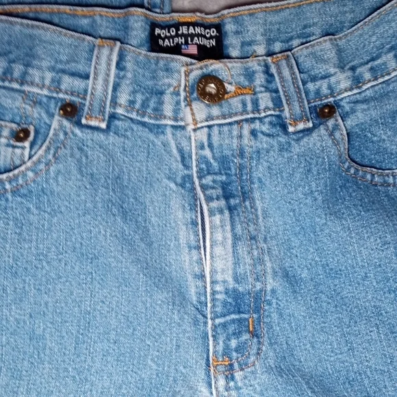 Polo Ralph Lauren, Classic Blue Straight-Leg Jeans, Boys Size 12 - Picture 3 of 3